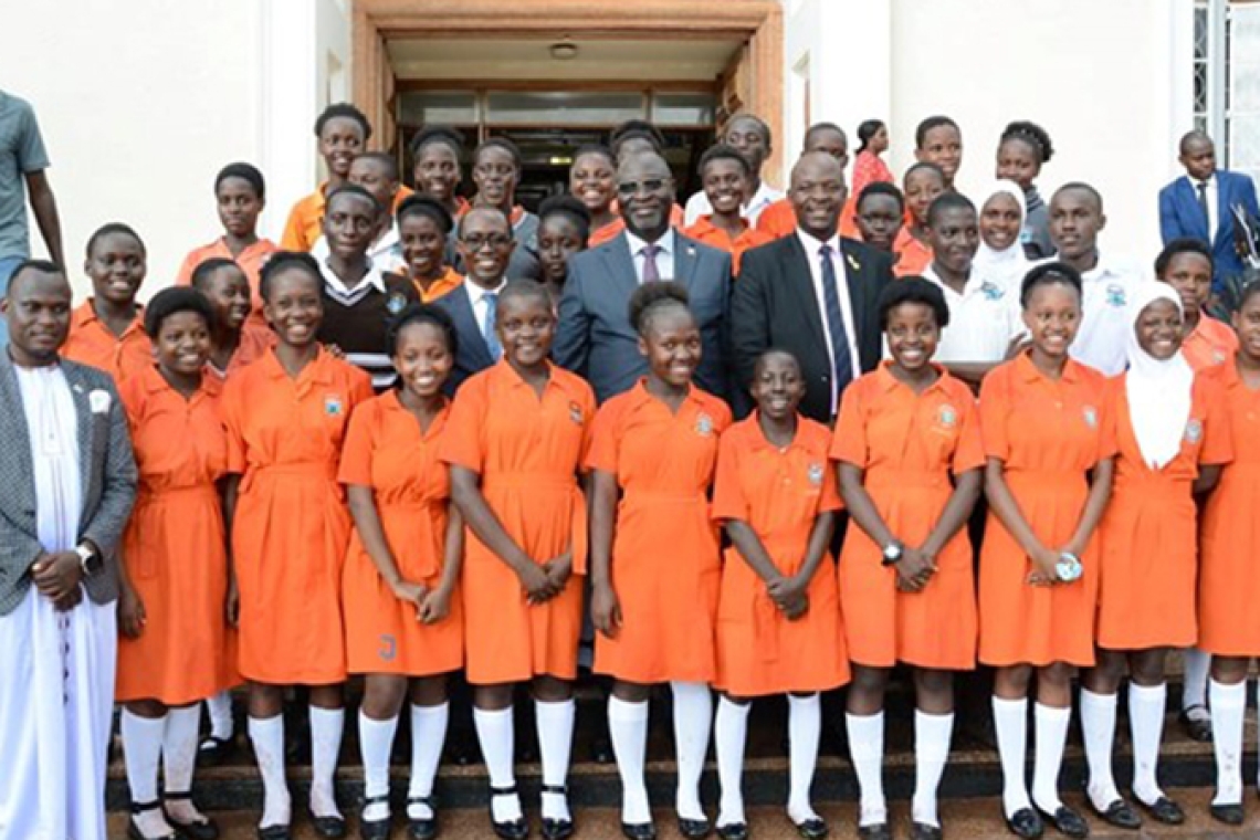 Buganda kingdom receives over 30 million from St.Janan School Students